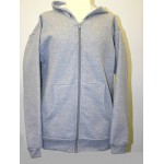 Full Zip Fleece Hoody Sweatshirt - Navy; Black; Grey mix; Charcoal