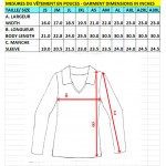 JRHS1004 - Girls Black Long Sleeve V Neck Polo 