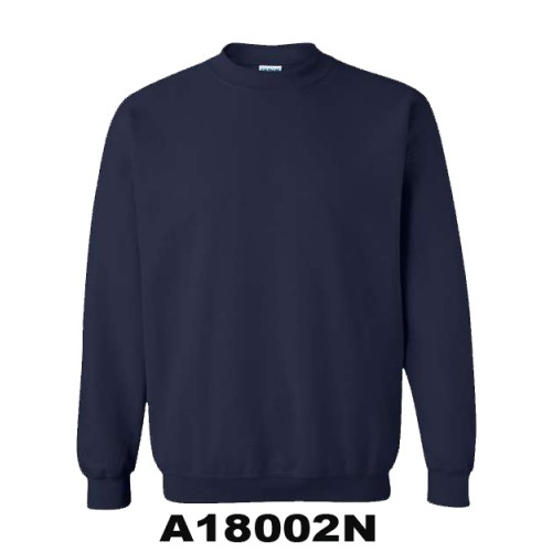 A18002N- NAVY CREW NECK SWEATSHIRT