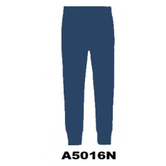 A5016N -Navy Fleece Jogging Pant with rib cuff 