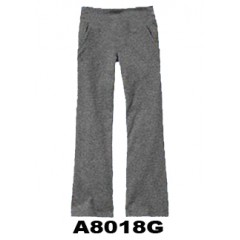 A8018G - Grey stretch  Yoga Style Pant 