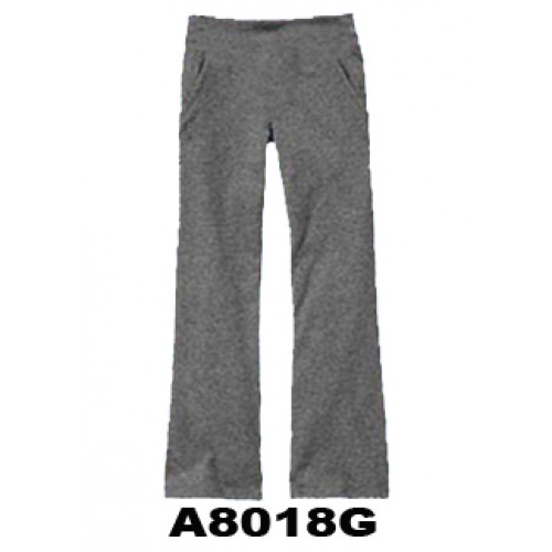 A8018G - Grey stretch  Yoga Style Pant 