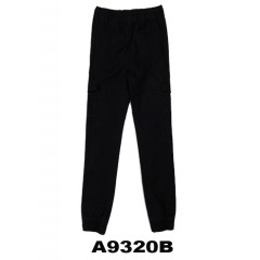 A9230B - Black stretch  Rugby Style Pant 