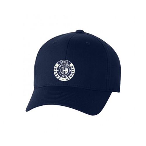 JH012-NAVY CAP WITH EMBROIDERED LOGO