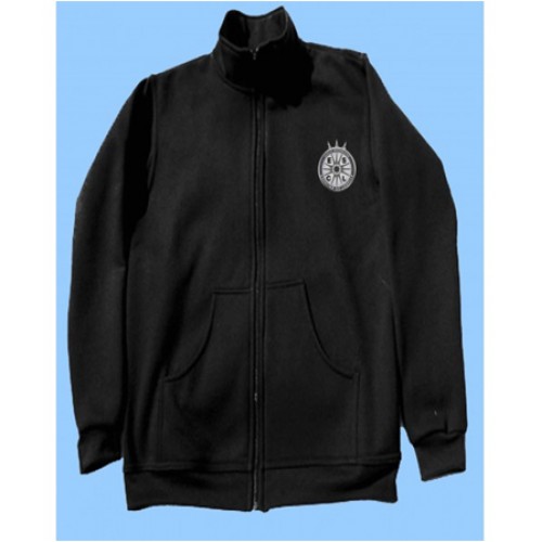 CAV1010 - Black Fleece Cardigan