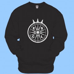 CAV6114  *NEW* Black  Sweatshirt with Kangaroo Pockets Cavelier logo