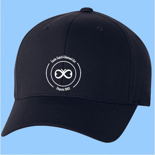 ECLE012-NAVY CAP WITH EMBROIDERED LOGO