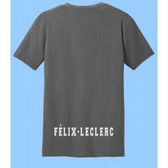 FEL1013 - Performance  Charcoal crew neck t-shirt FOR GYM -WHILE SUPPLIES LAST FOR GYM ONLY