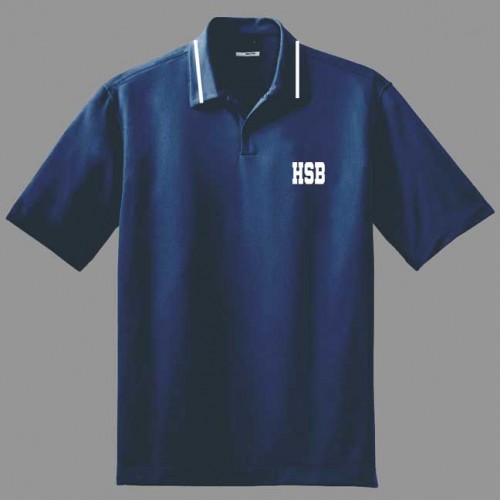 HSB1007F - Urban  Style Navy  polo -Short Sleeves