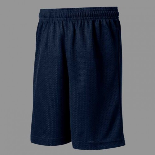 HSB1014  Navy Athletic Mesh Short 