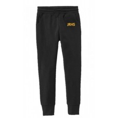 JRHS5015 -NEW 2024!  Black Fleece Jogging Pant with rib cuff