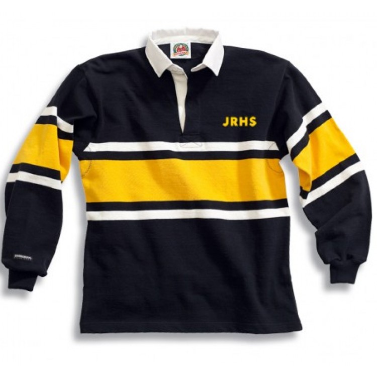 black and yellow striped top