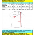 LAS205  Short Sleeve Tapered V Neck Polo