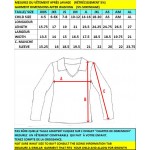 LAS207  Long Sleeve Tapered V Neck Polo