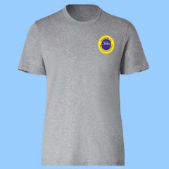 OE1012-  Grey Gym T-shirt with Option-Étude Logo