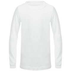 Jersey T-shirt Long Sleeve - White