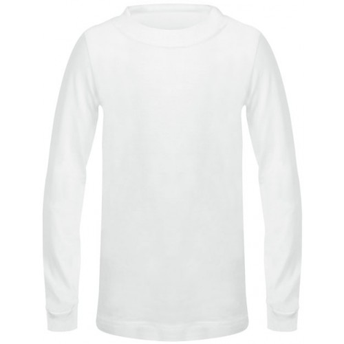 Jersey T-shirt Long Sleeve - White