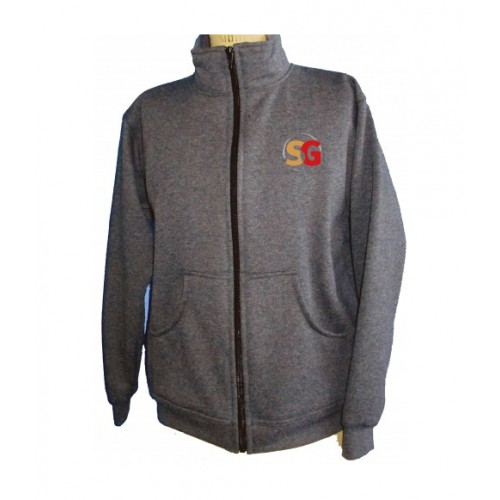 SG1010 - Charcoal Grey Fleece Cardigan