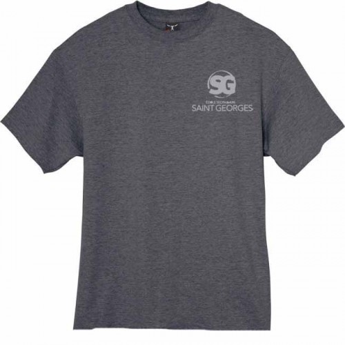 SG1012 -  Poly cotton Charcoal crew neck t-shirt for GYM