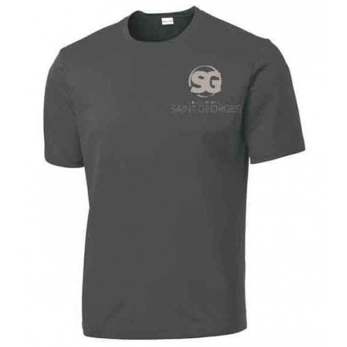 SG1013 - Performance  Charcoal crew neck t-shirt FOR GYM