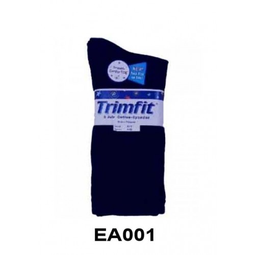 EA001 NAVY SOCKS - PACKAGE OF TWO 