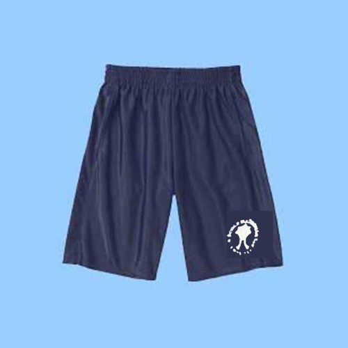 MAI405 -Navy Dazzle Gym Short for Elementary School