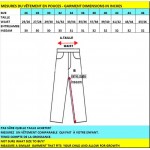 A8020G -Adult Style Woven Twill Grey Pant with Adjustable Waist