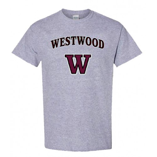 WSW1012 - Grey Short Sleeve Printed T-Shirt