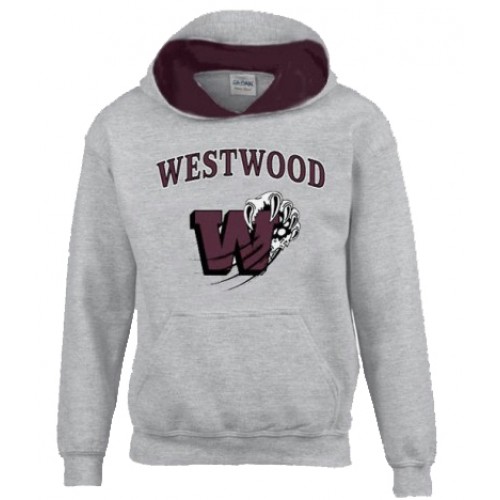 WSW1114 - Kangaroo Grey Mix fleece sweatshirt