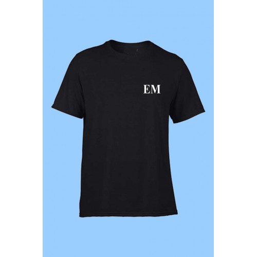 MMM1013- Black  Performance Gym T-shirt