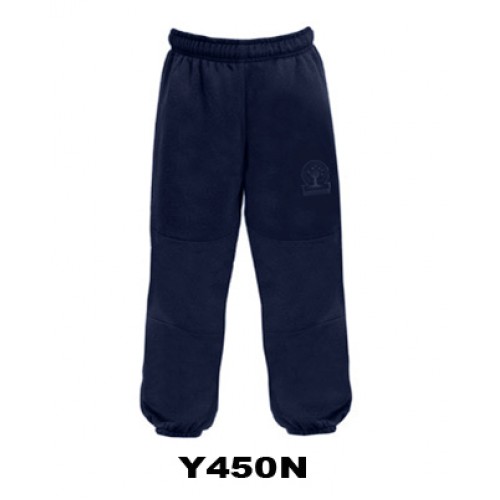 Y450N- NAVY SWEATPANTS- DOUBLE KNEE-MONI LABEL