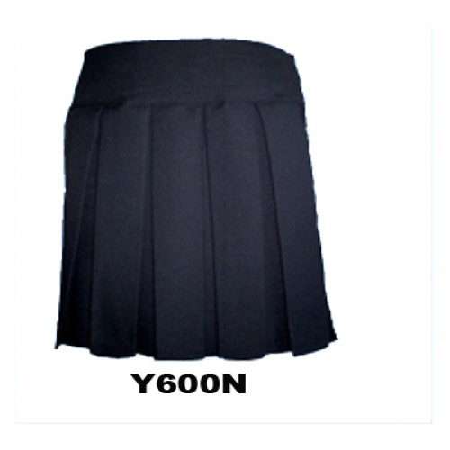 Y600N -NAVY PLEATED SKIRT -MONI LABEL