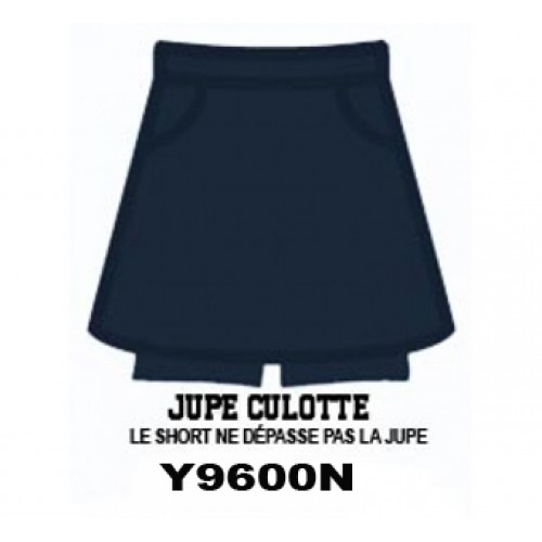 Y9600N-NAVY STRETCH SKORT- MONI LABEL