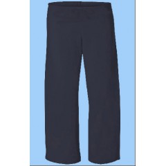 CW850 Girls Navy Fleece wide Leg Sweatpant 