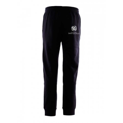 SG5015 - Black Fleece Jogging Pant with rib cuff